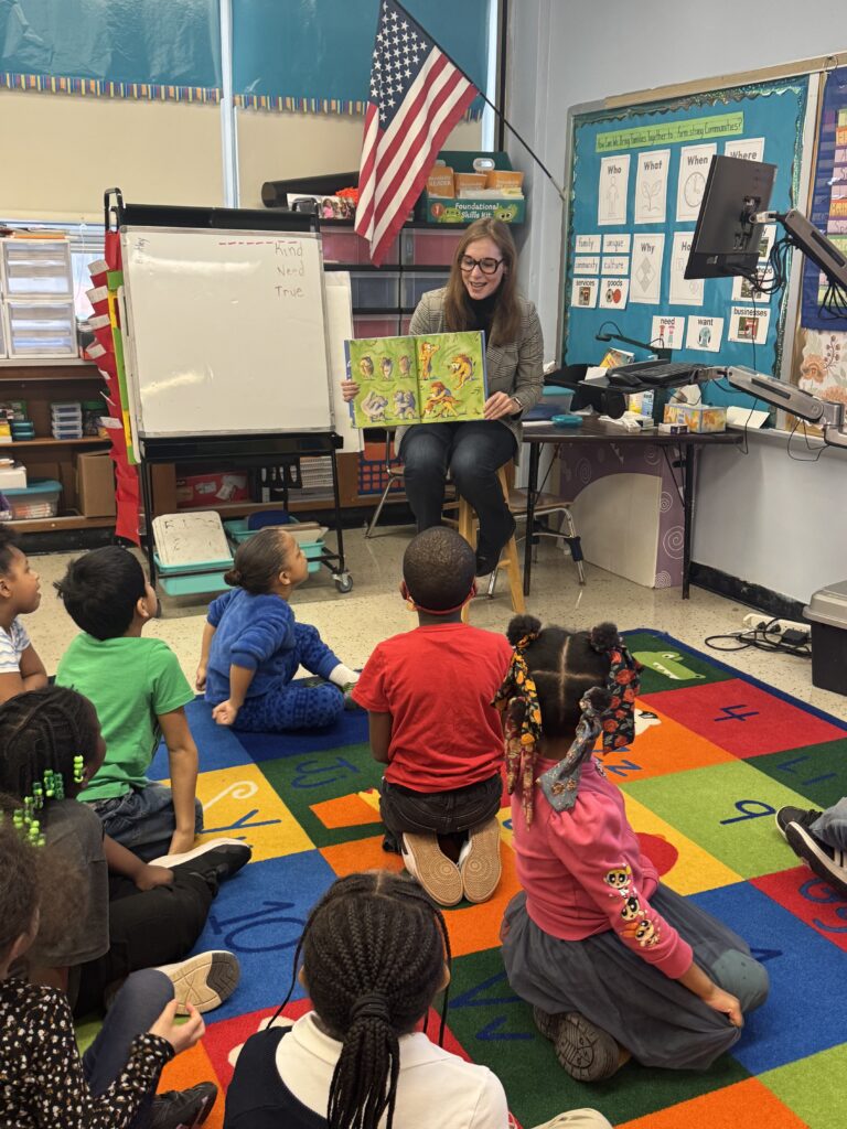 About Rachel Rachel Barnhart reading to children